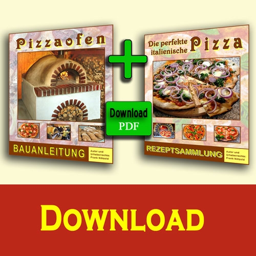 Sonderangebot Pizzaofen Bauanleitung + Backbuch Download-Version